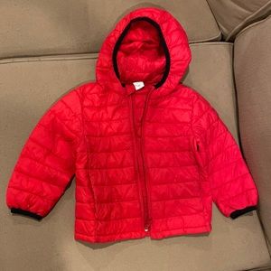 Baby Gap 2T red zipper coat with Primaloft
